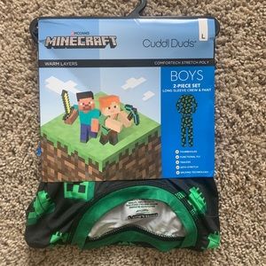 Cuddl Duds Boys’ Minecraft Warm Layers Size L